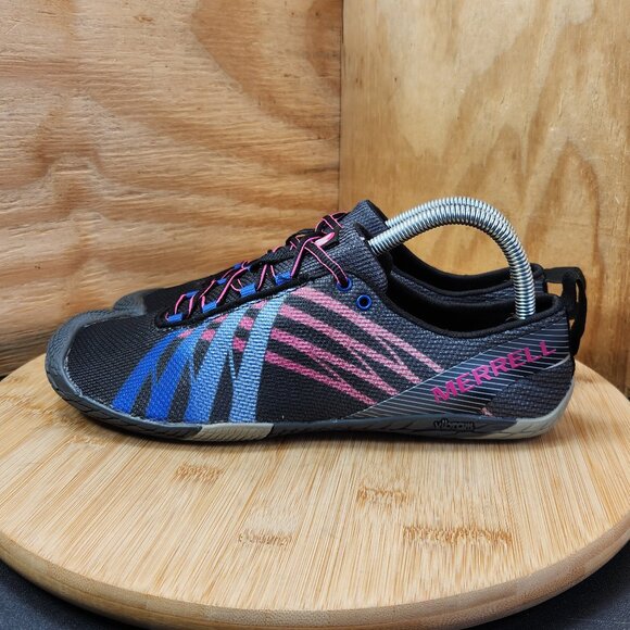 Merrell Womens Vapor Glove Minimalist Barefoot Vibram Black Running Shoes Size 9 - Picture 4 of 9